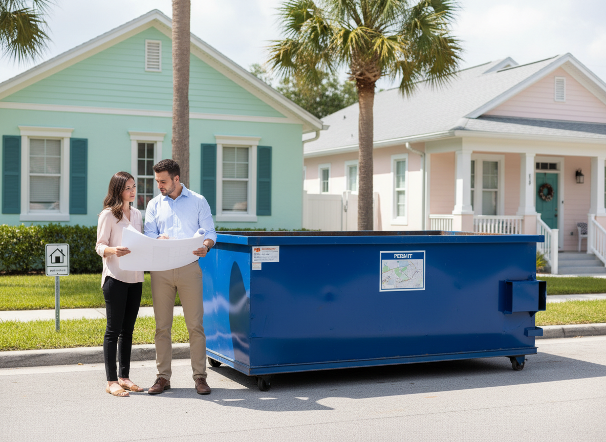 Understanding Permit Rules for Dumpster Placement in La Belle